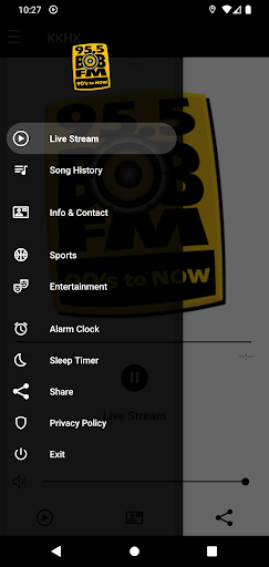 95.5 Bob FM KKHK Screen 3
