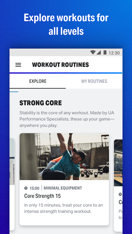 Map My Fitness Workout Trainer - 24.1.4 - (Android)