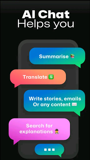Android application CHAT.ai - AI Chatbot Assistant screenshort
