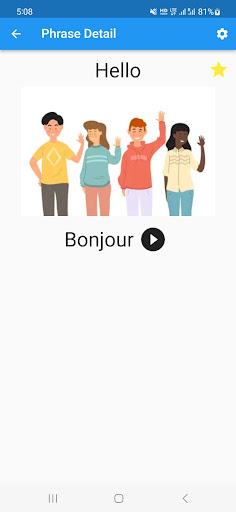 Android application TravelTalk screenshort