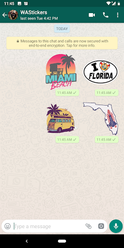 Florida stickers for WhatsApp Screen 3