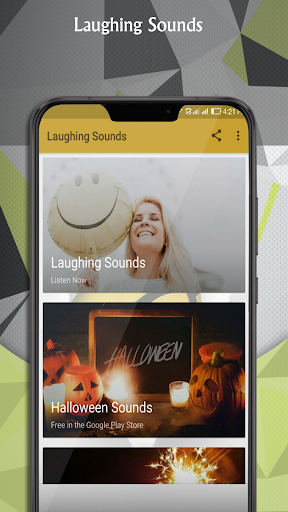 Android application Laughing Sounds screenshort