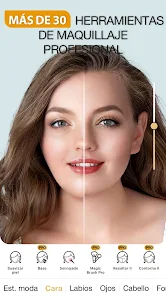 Cambio de imagen virtual - Herramientas de maquillaje virtual