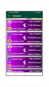 PSL 8 2023 schedule Live score