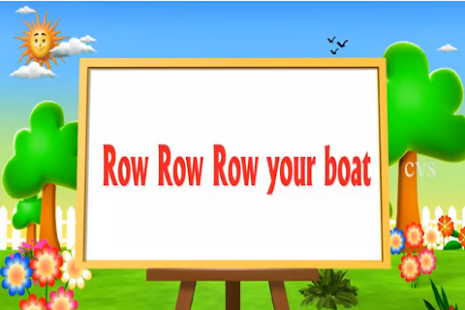 Kids Rhyme Row Row Your Boat(圖1)-速報App