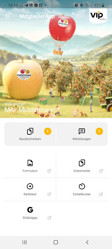 Android application VIP Mitglieder app.bauer.vip screenshort