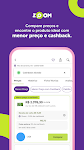 screenshot of Zoom: Cashback e Menor Preço