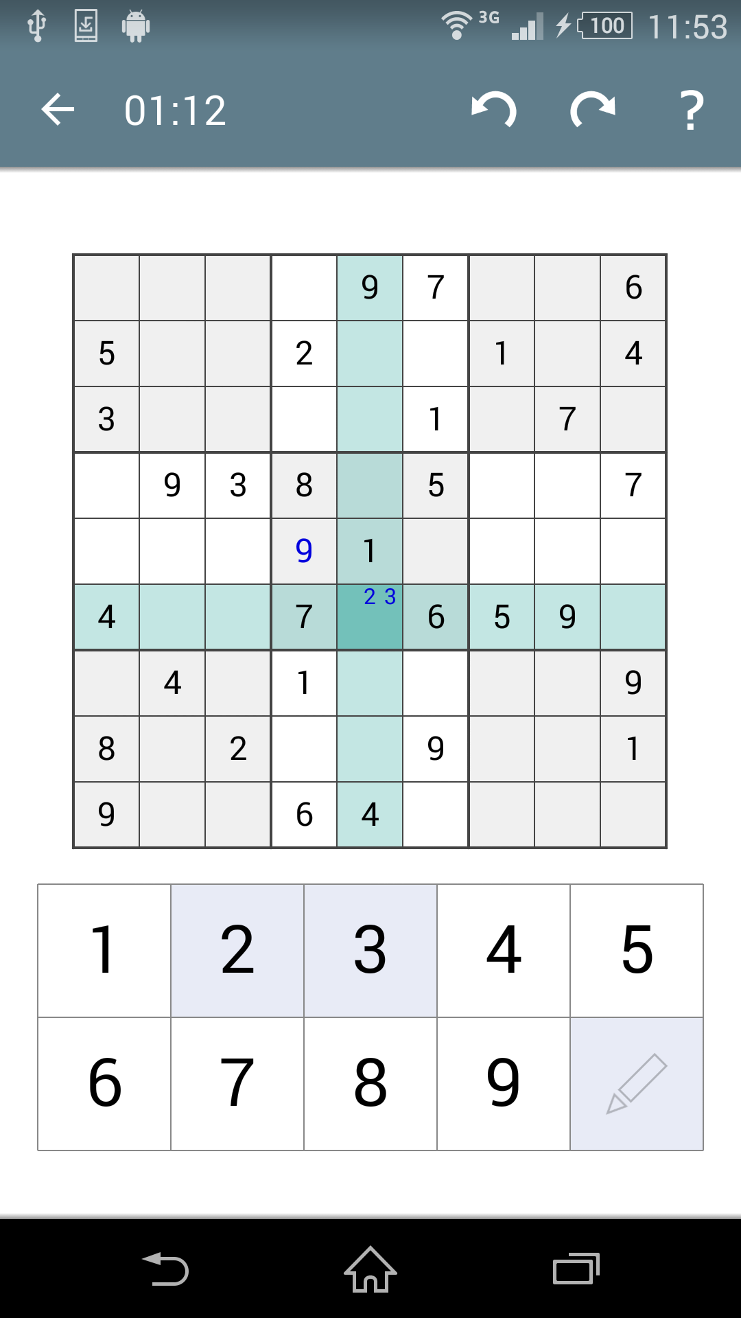 Android application Sudoku - Classic Puzzle Game screenshort