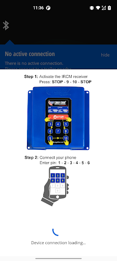 Cargo Floor remote control Screen 3
