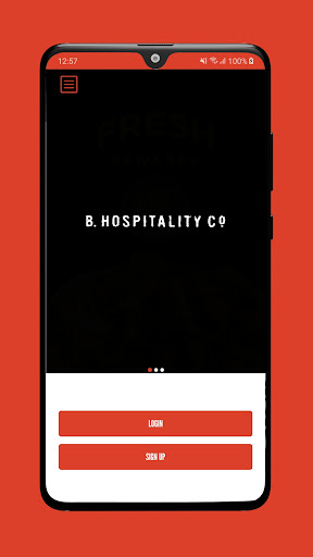 Android application B. Hospitality Rewards screenshort