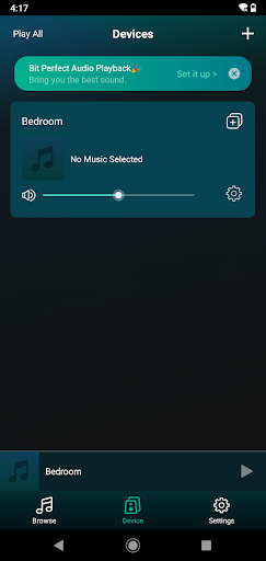 Android application Elipson Multiroom screenshort