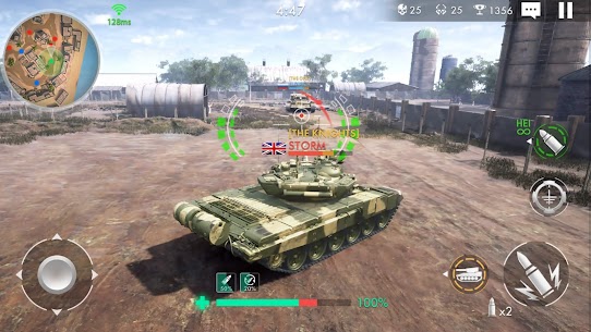 Tank Warfare MOD APK: PvP Blitz Game (Visible Enemies) 2