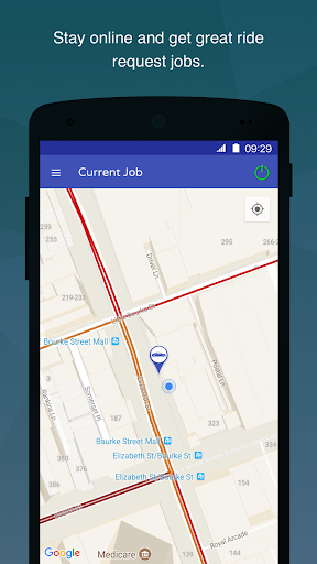 Android application Rideboom Driver screenshort