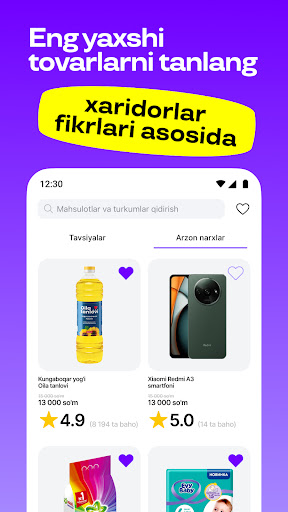 Uzum Market: Shopping app Screen 2