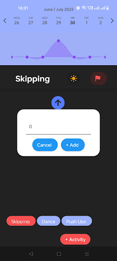 CountMint - Exercise Counter Screen 2