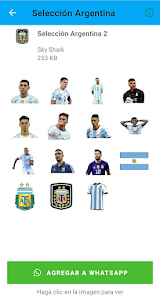 Screenshot 2 Selección Argentina Stickers android