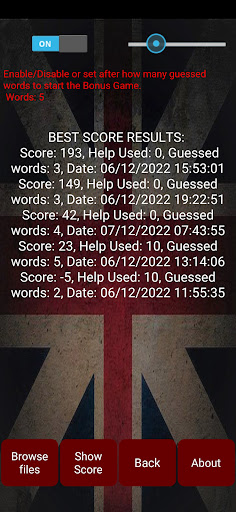 Guess The English Word Game Screen 3