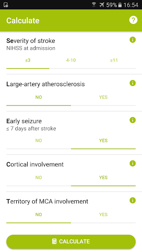 Android application SeLECT score screenshort