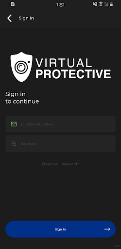 Android application Virtual Protective Live screenshort
