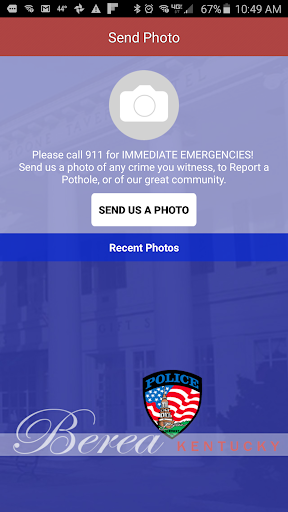 Android application Berea Kentucky Police Dept screenshort