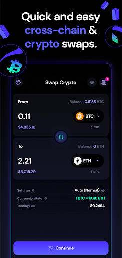 StrikeX | DeFi Crypto Wallet Screen 2