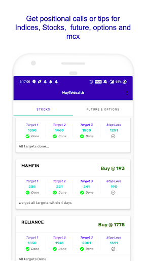 WayToWealth: Trading ideas Screen 3