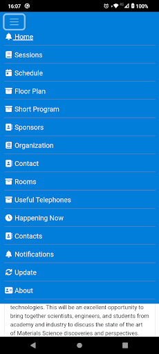 XXI B-MRS Meeting Screen 3