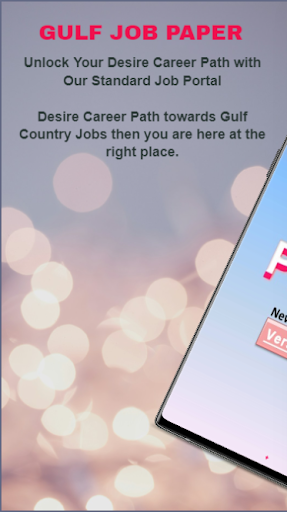 Android application Gulf Job Paper - Abroad Jobs screenshort