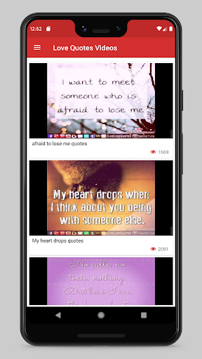 Love videos: Love Quotes & Mes Screen 3