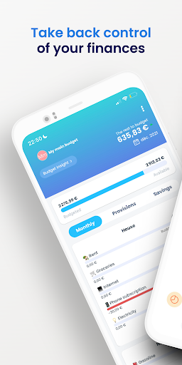 Android application Fineo Budget screenshort