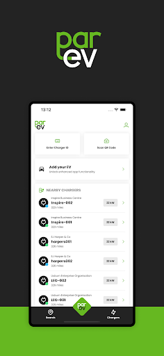 Android application Par EV screenshort