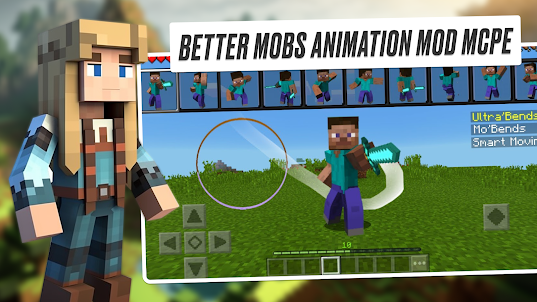 Better Mobs Animation Mod MCPE