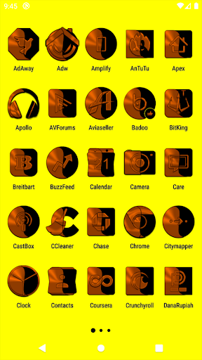 Wicked Orange Icon Pack Screen 2