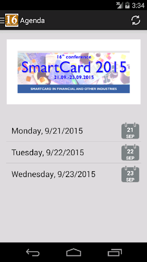 Android application SmartCard 2015 screenshort