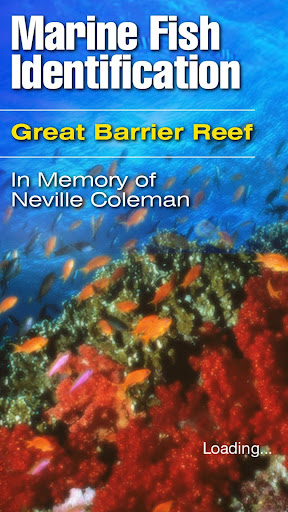 Android application Marine Fish ID Gt Barrier Reef screenshort