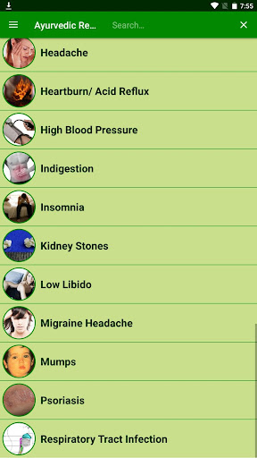 Ayurvedic Remedies Screen 2