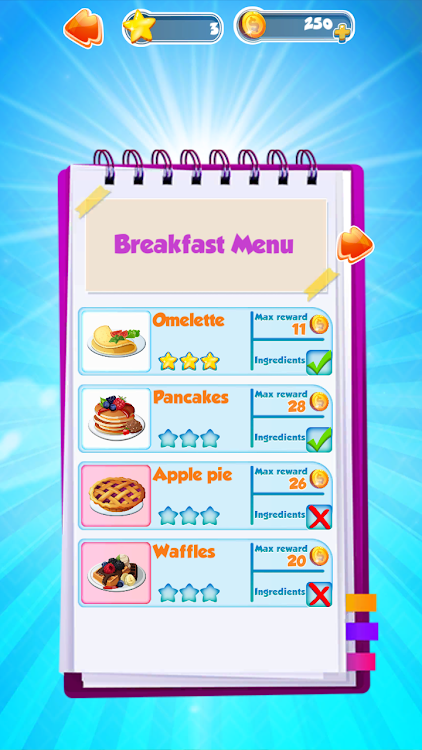 Yummy Kitchen Cooking Game - 1.4 - (Android)