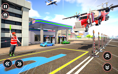 Flying Oil Tanker Truck Games  screenshots 3