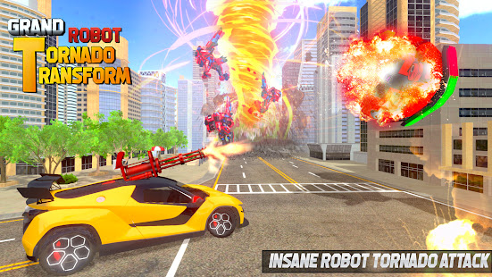 Tornado Robot Car: Robot Games 1.3 APK + Mod (Free purchase) for Android