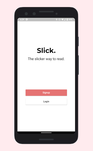 Android application Slick Inbox screenshort