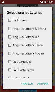 Screenshot 4 Tabla de Loterias 50 ± android