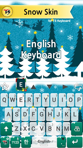 Snow Skin for TS Keyboard Screen 2