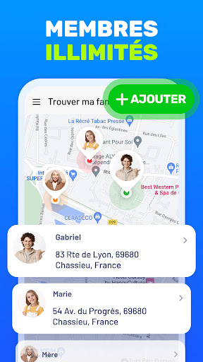 Localisateur Familial Android screenshot 3