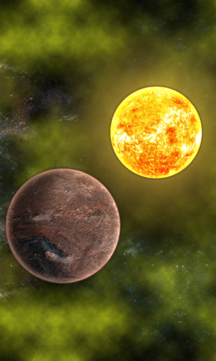 Planets in universe LWP key screenshot 6