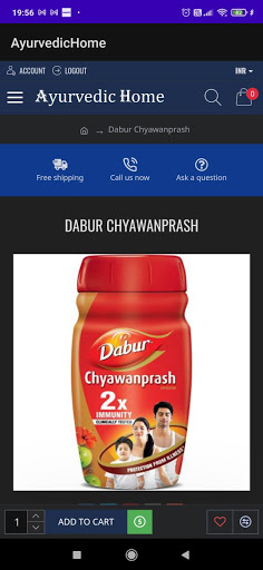 Ayurvedic Home Screen 2