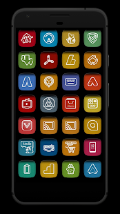 AsD Square IT Icon pack Bildschirmfoto