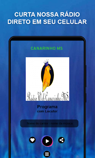 Android application Canarinho MS screenshort
