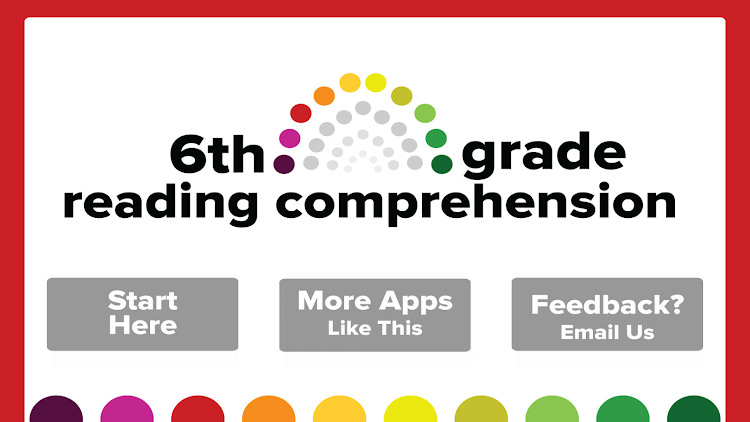 6th Grade Reading Comp - 1.0.2 - (Android)