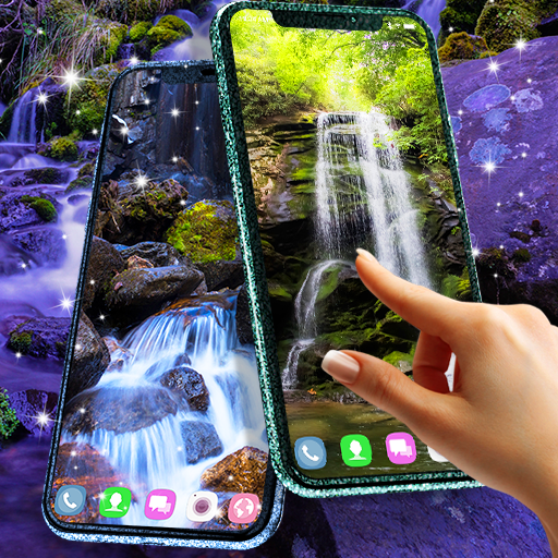 Waterfall wallpapers logo