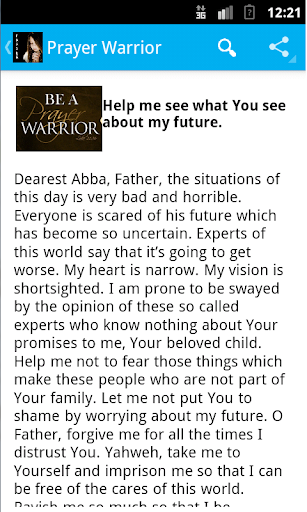 The Pray : A Daily Prayer App Screen 3